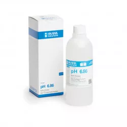 Solution tampon Hanna Instruments, pH 6,86, bouteille 1 L