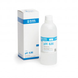 Solution tampon Hanna Instruments, pH 6,86, bouteille 500 mL