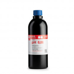 Solution tampon Hanna Instruments, pH 6,86, bouteille FDA 500 mL