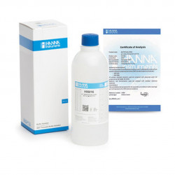 Solution tampon Hanna Instruments, pH 1,68, ±0,01 pH, certificat d'analyse, bouteille 500 mL