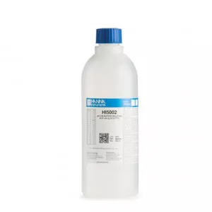 Solution tampon Hanna Instruments, pH 2,00, ±0,01 pH, certificat d'analyse, bouteille 500 mL