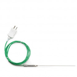 Sonde à thermocouple type K Hanna Instruments, aiguille inox 120 mm, température maxi 200 °C, câble PTFE 1 m