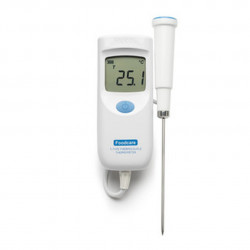 Thermomètre alimentaire à thermocouple type T Hanna Instruments avec sonde fixe, étanche, économique