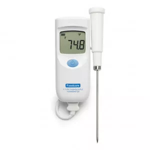 Thermomètre alimentaire à thermocouple type T Hanna Instruments avec sonde interchangeable, étanche, économique