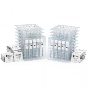 Réactifs azote total Hanna Instruments, 0,0 à 25,0 mg-L, 50 tubes prédosés