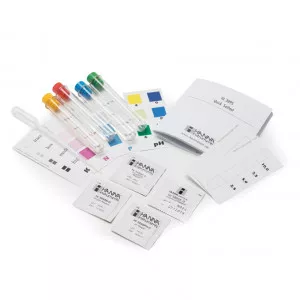 Trousse chimique Hanna Instruments pour agriculture (azote, phosphore, potassium et pH) (25-25-25-25 tests)