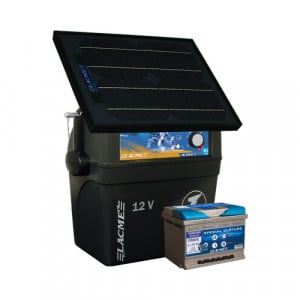 Kit solaire SECUR STAR 14W-ACCU 62Ah elec Lacmé