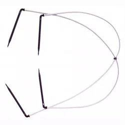 Ensemble Manifold NETAFIM 1 entrée / 4 sorties + 4 micro-tubes 60 cm + 4 piquets goutteur Arrow, lot de 25 pcs