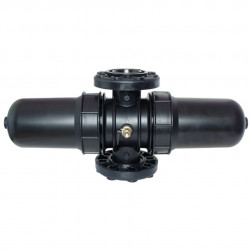 Filtre NETAFIM ARKAL, Double Leader à bride DN80, disques rouges, 130 µ