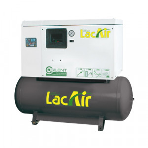 Compresseur d'air biétagé à courroies fixes Silent C33/270SCD 13 bars Tri Lacmé