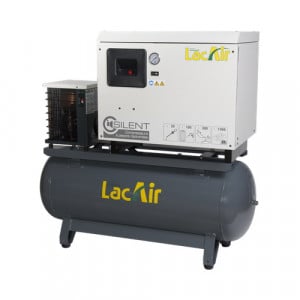 Compresseur d'air biétagé à courroies fixes Silent C36/270SCD Tri Lacmé