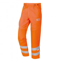 Pantalon débroussaillage HV Orange Solidur