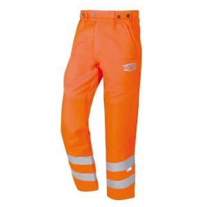 Pantalon débroussaillage HV Orange Solidur