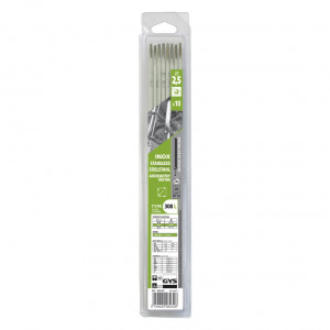 10 électrodes 308L Inox GYS - Ø 2,5 mm - Longueur 300 mm