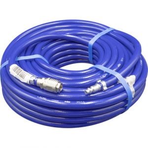 Tuyau d'air comprimé PVC armé, 25m de longueur et 8x14mm de diamètre Lacmé