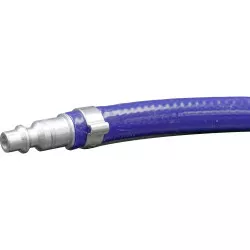 Tuyau d'air comprimé PVC armé, 25m de longueur et 8x14mm de diamètre Lacmé