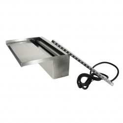 Cascade Niagara® Wall 30 LED Ubbink - Inox 316L - H 10 x 30 x 20 cm