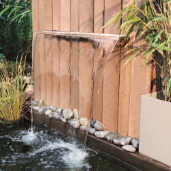 Cascade Niagara® Wall 30 LED Ubbink - Inox 316L - H 10 x 30 x 20 cm