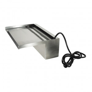 Cascade Niagara® Wall 90 LED Ubbink - Inox 316L - H 10 x 90 x 20 cm