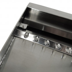 Cascade Niagara® Wall 90 LED Ubbink - Inox 316L - H 10 x 90 x 20 cm