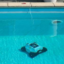 Nettoyeur Robotclean Accu Pool Ubbink - Sans fil - Nettoyage de fond - Surface 50 m²