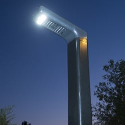 Douche d'extérieure Solaris PREMIUM LED Ubbink - Réservoir 35 l