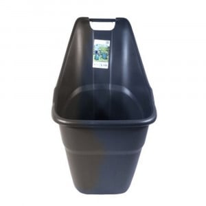 Trolley de jardins, gris, roue cylindre, volume 65L, à l'unité