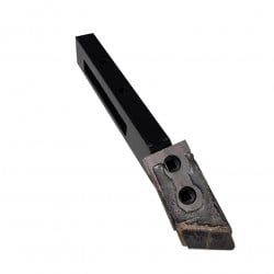Barre et pointe droite boulonnée carbure et recharg. pour Michel Michel, entre-axe 80 mm
