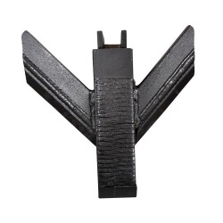 Sabot décompacteur avec ailerons, plaqu. carbure et recharg. écartement 32 mm Razol