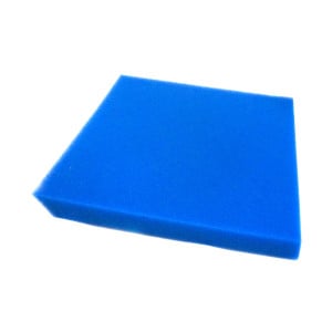 Mousse filtrante Ubbink pour tout filtres - bleu, 20 ppi - H5 x 50 x 50 cm