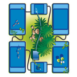Bassin Quadra CONNECT set Ubbink