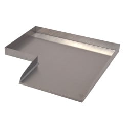 Wolga Ubbink 90?, angle droit - Inox 304 - H4 x 48 x 48 cm