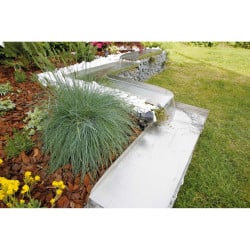 Wolga Ubbink 90?, angle droit - Inox 304 - H4 x 48 x 48 cm