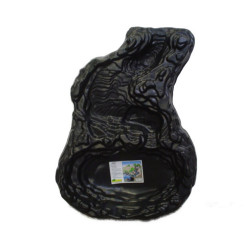 Standard Midi coude droit Ubbink -PE, noir - H15 x 65 x 85 cm