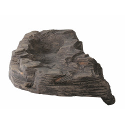 Colorado coude gauche Ubbink - HDPE, gris-brun -H16 x 55 x 75 cm