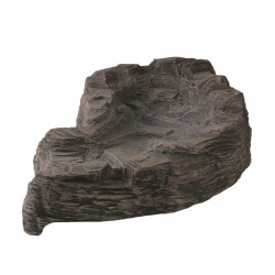 Colorado coude droit Ubbink - HDPE, gris-brun -H16 x 55 x 75 cm