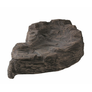 Colorado coude droit Ubbink - HDPE, gris-brun -H16 x 55 x 75 cm
