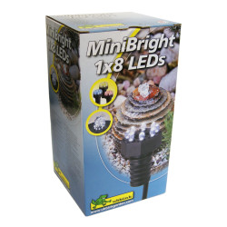 Minibright 1x8 Leds Ubbink - transfo 230VAC/12V