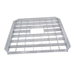 Grille métallique de recouvrement 40 x 40 Ubbink