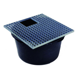 Grille métallique de recouvrement 80 x 80 Ubbink