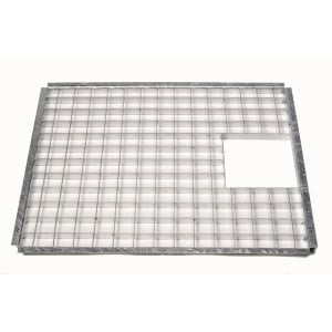 Grille métallique de recouvrement 69,5 x 34 Ubbink