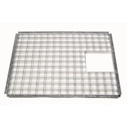 Grille métallique de recouvrement 71,5 x 41,5 Ubbink