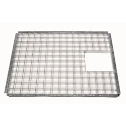Grille métallique de recouvrement 73,6 x 58,5 Ubbink