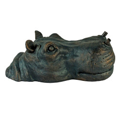 Gargouille flottante Tête d'hippototame Ubbink - H11 x 28 x 15 cm