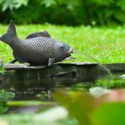 Gargouille Poisson XL Ubbink - H19 x 35 x 14 cm