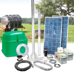 Kit de pompage solaire autonome SOLAR-FLOW stockage 24 V La Buvette