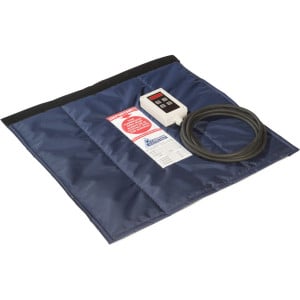 Couverture chauffante Kuhlmann avec régulateur numérique réglable (0-90°) - 230V - 450W - 1300 x 1300 mm