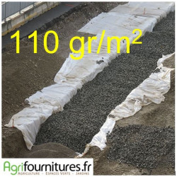 Feutre Géotextile Professionnel Hautes Performances 110g/m²