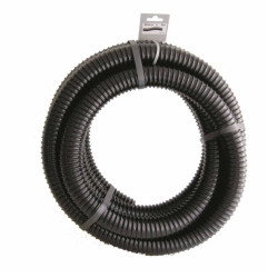 Tuyau de raccord Ubbink cannelé renforcé prédécoupé roulé, noir - Ø40 mm (1½") x 5 m