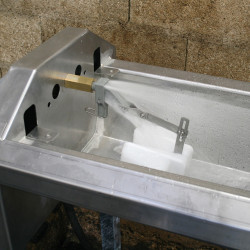 Abreuvoir inox à grande vidange pour vaches laitières GV 460 La Buvette